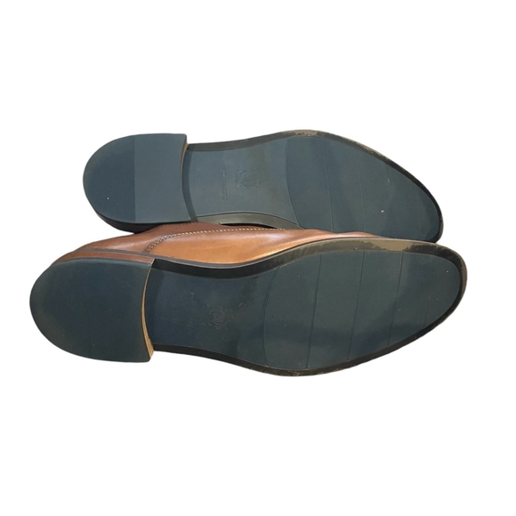 Vince Camuto Lawson Oxfords Cognac Brown Leather Dress Shoes Size 13 - Picture 6 of 7